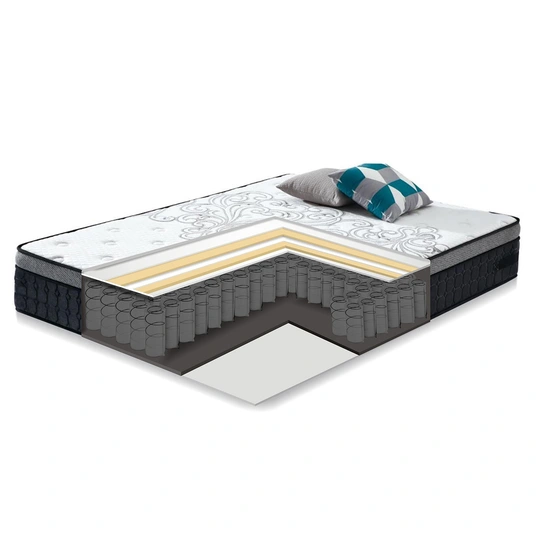 Voodi CHAMBA 160x200cm, madratsiga HARMONY DELUX