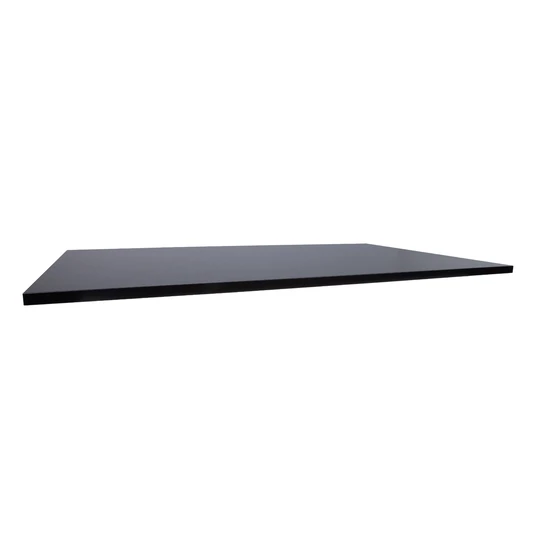 Lauaplaat ERGO 140x80cm, must, melamiinkattega puitlaastplaat