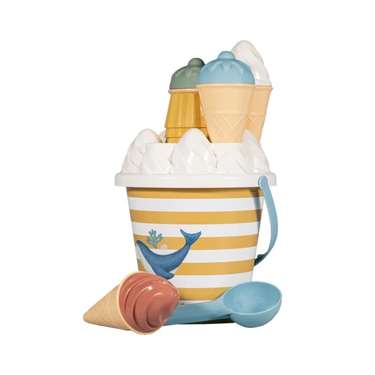 Little Dutch paplūdimio rinkinys Ice Cream, mėlyna