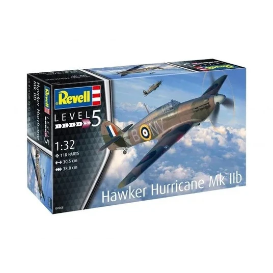 Plastic model Plane Hawker Hurricane MK IIB 1/32