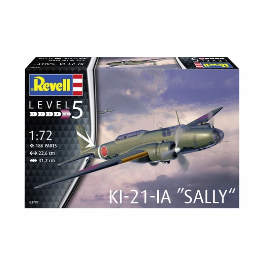 Plastic model Ki-21-LA Sally 1/72