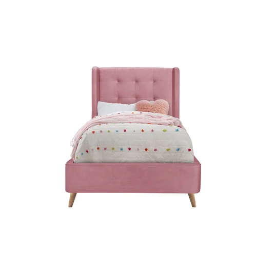 Voodi ESTELLA 90 cm, roosa