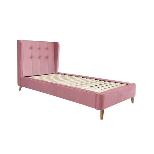 Voodi ESTELLA 90 cm, roosa