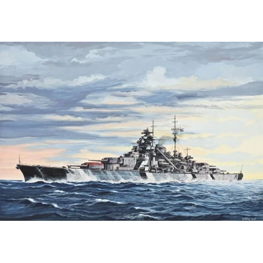 Plastic model Battleship Bismarck