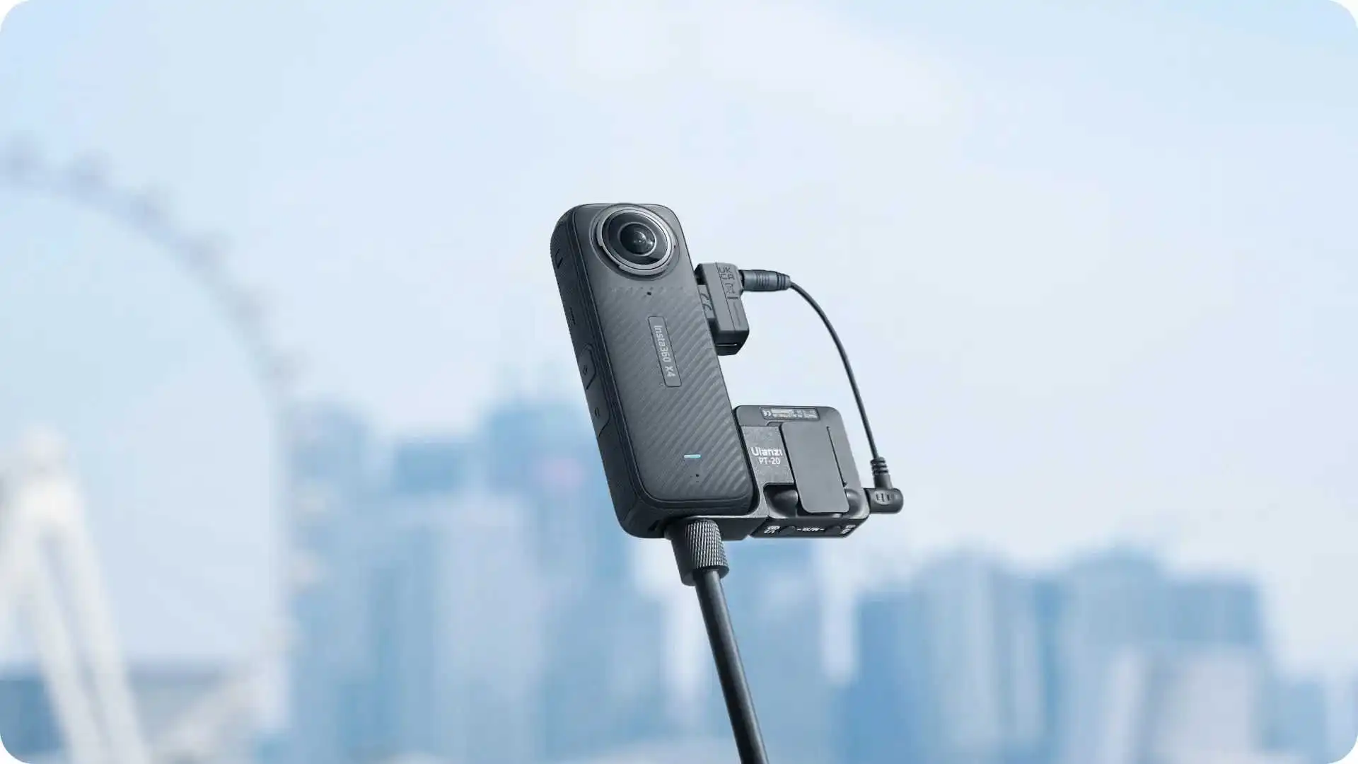 "Insta360 X4 mikrofona adapteris -