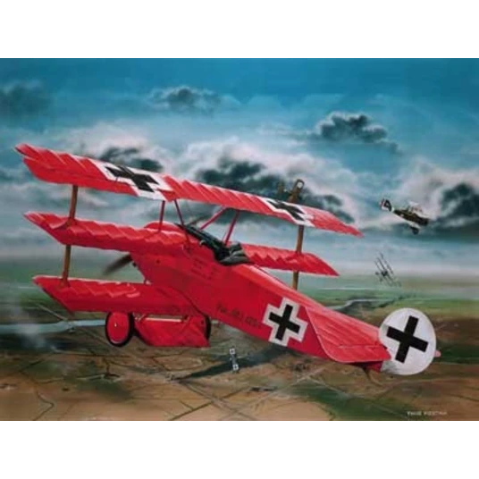 Plastic model Fokker Dr. I