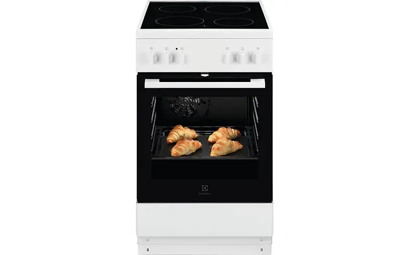"Electrolux LKR54001NW keramiskā plīts, balta