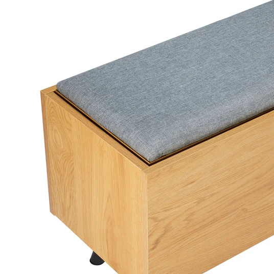 Hall bench AALBORG 90x32xH46cm, oak