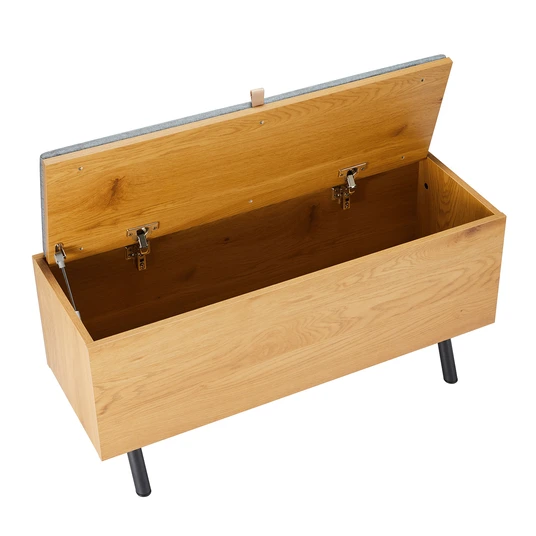 Hall bench AALBORG 90x32xH46cm, oak