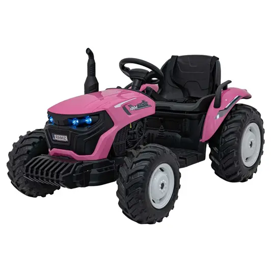 Laste elektriline traktor Grow 1804, roosa