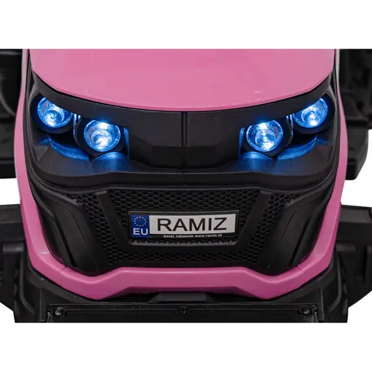 Laste elektriline traktor Grow 1804, roosa