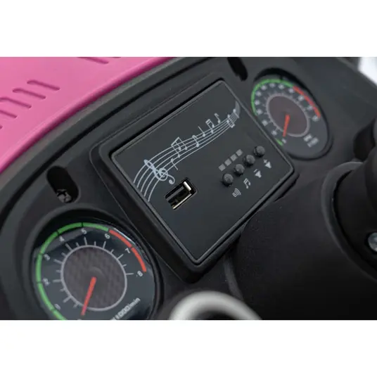 Laste elektriline traktor Grow 1804, roosa