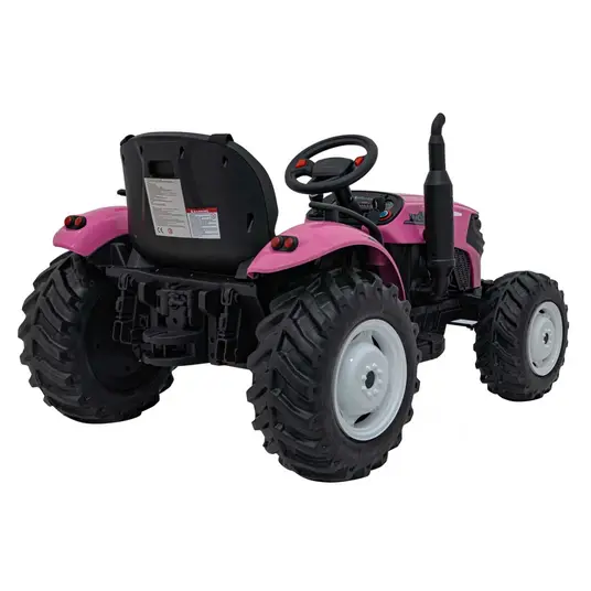 Laste elektriline traktor Grow 1804, roosa