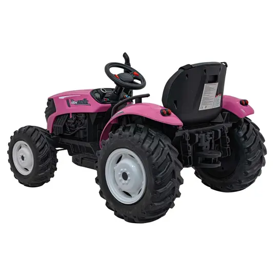 Laste elektriline traktor Grow 1804, roosa