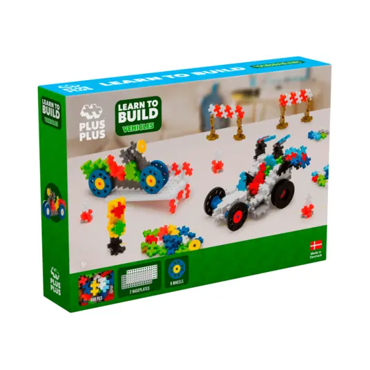 Plus Plus Bricks Learn to build vehicles 500 pieces 7011