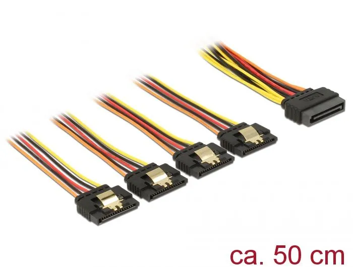 Delock SATA kabelis 0,5 m
