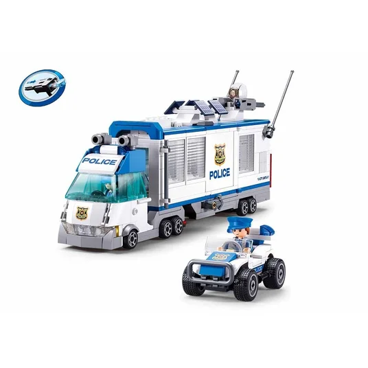 Konstruktorius Sluban specialus vadavimo policijos automoblis M38-B1219, plastikas