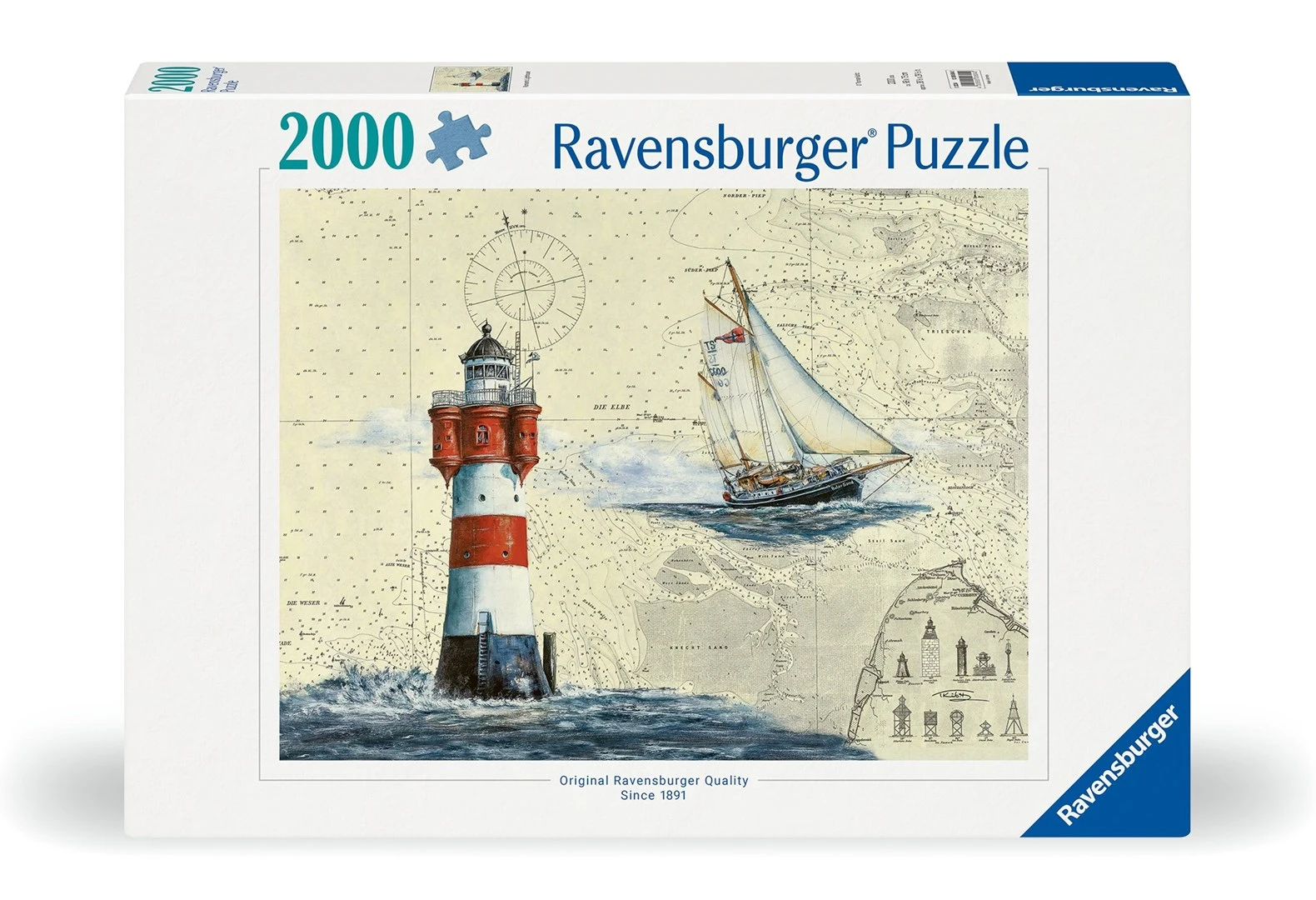 Ravensburger Romantiskā bāka puzle, 2000 gabaliņi