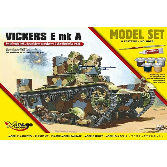 Plastic model Polish Light Two-Turret Tank