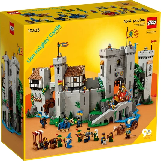 LEGO ICONS 10305 Lõvi rüütli loss koos vappidega
