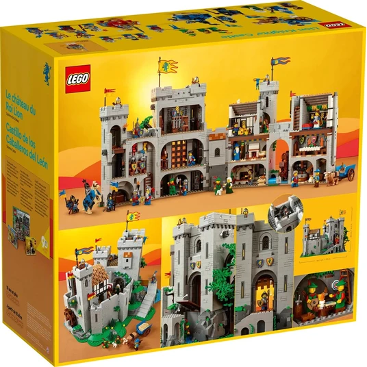 LEGO ICONS 10305 Lõvi rüütli loss koos vappidega