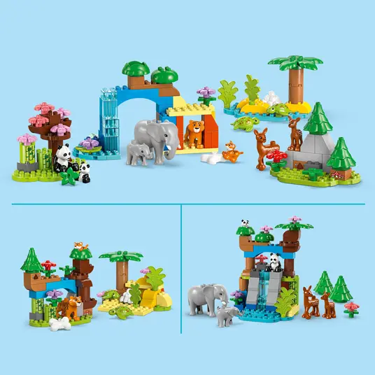 LEGO® 10446 DUPLO Town 3in1 metsloomade pered