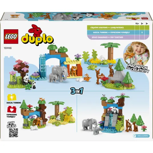 LEGO® 10446 DUPLO Town 3in1 metsloomade pered