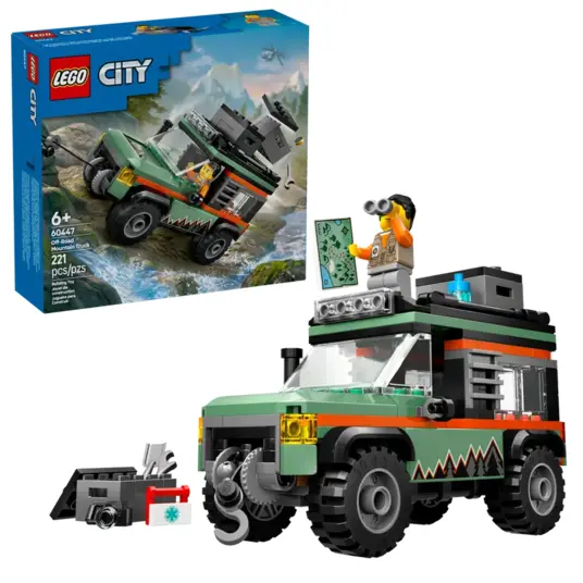 LEGO® 60447 LEGO City Maastikuauto 4x4 mägiveok
