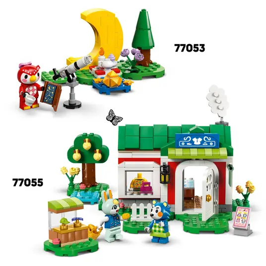 LEGO® 77054 Animal Crossing Leif kaubik ja aiatarvete kauplus