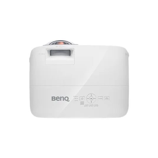 BenQ MW809STH - DLP projector - portable - 3D - 3600 ANSI lumens - WXGA (1280 x 800) - 16:10 - 720p - short-throw fixed lens