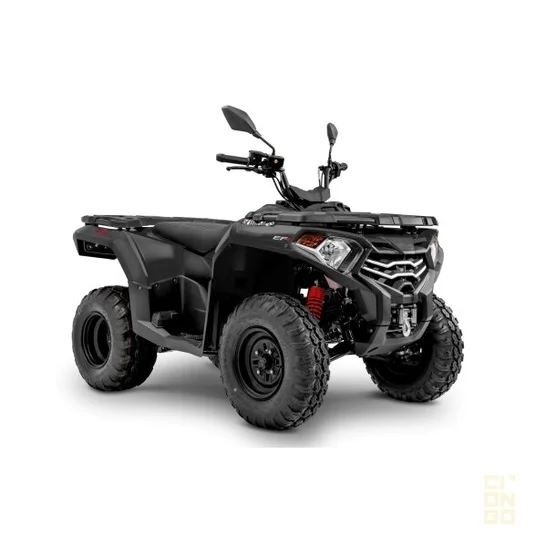 Keturratis Loncin Xwolf 300, juodas