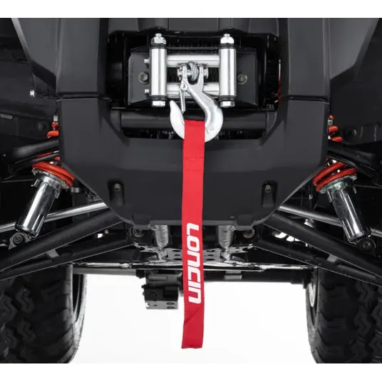 Keturratis Loncin Xwolf 300, juodas