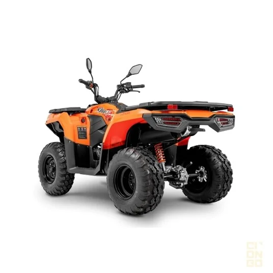 Keturratis Loncin Xwolf 300, oranžinis