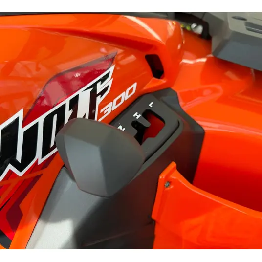 Keturratis Loncin Xwolf 300, oranžinis