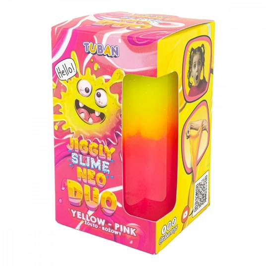 Slime Jiggly Neo Duo yellow-pink 430g