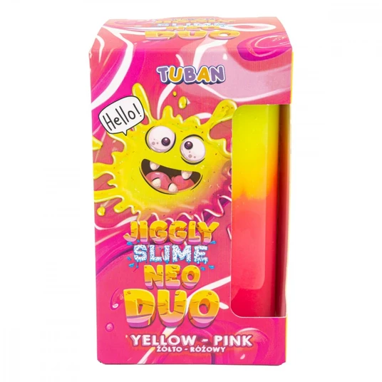 Slime Jiggly Neo Duo yellow-pink 430g