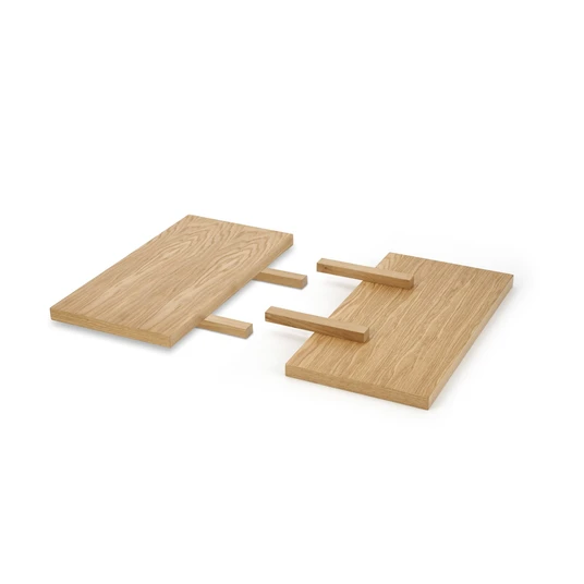 MASSIVE 2 extension table, color: natural oak