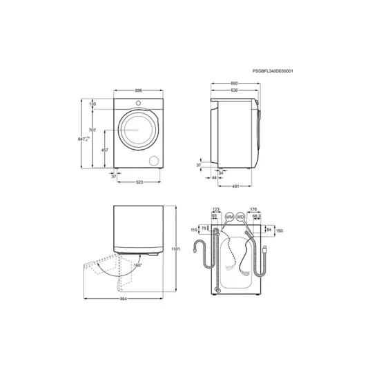 Electrolux EFI843SX4Q 800 UltraCare pesumasin