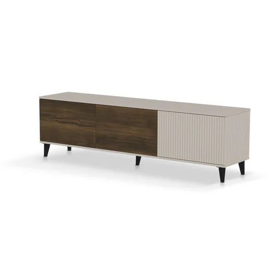 RANDOM 2 RTV-2 TV-stand, color: cashmere / walnut / black