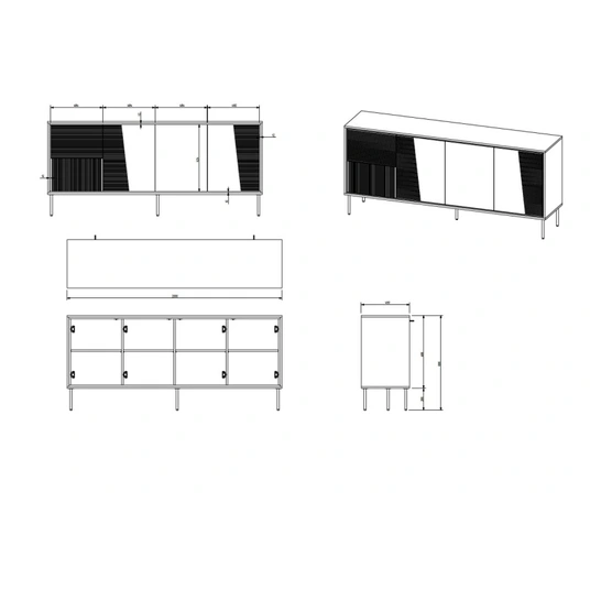 ABI chest of drawers mat cashmere/ mat cashmere