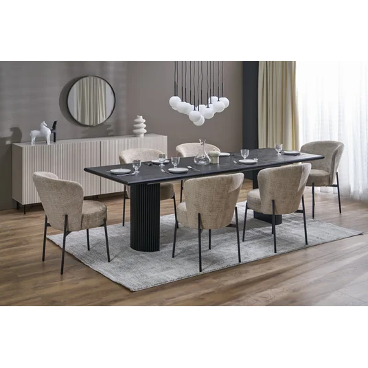 BOLERO extension table, color: black / black