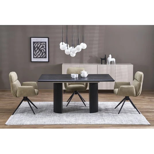 BOLERO extension table, color: black / black