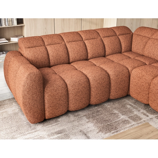 Kampinė sofa Falconn, Orange