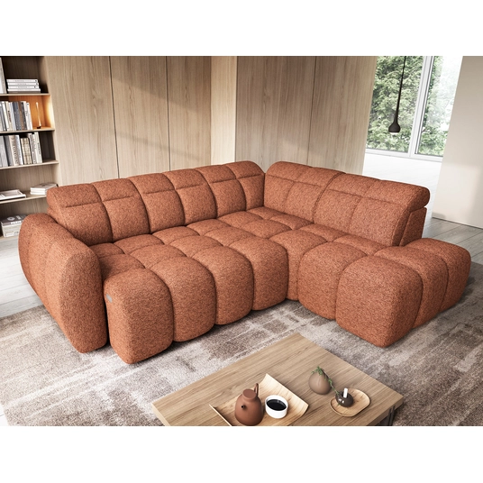 Kampinė sofa Falconn, Orange