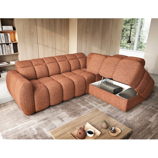 Kampinė sofa Falconn, Orange