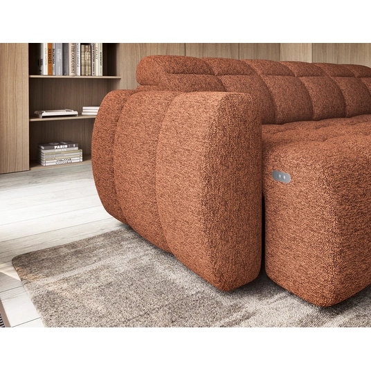 Kampinė sofa Falconn, Orange