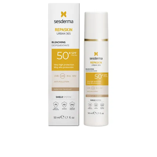 Sesderma - Facial sunscreen against pigment spots SPF 50+ Repaskin Urban 365 (Bleaching Facial Sunscreen) 50 ml