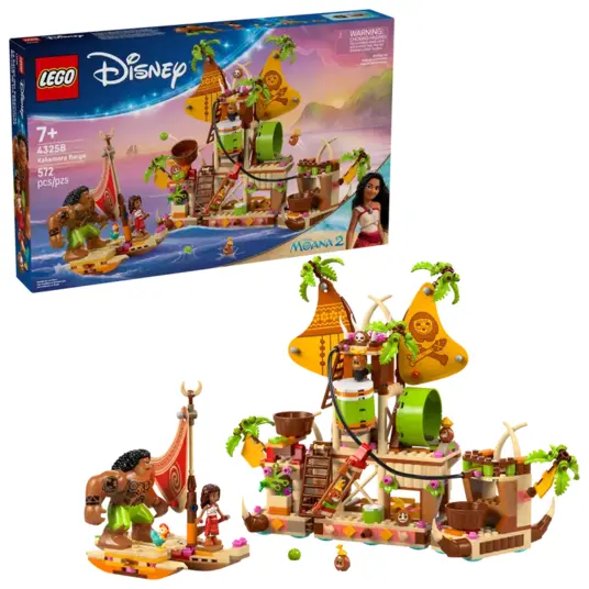 LEGO® 43258 ǀ Disney Moanos 2 kakamorų barža - BIGBOX.LT