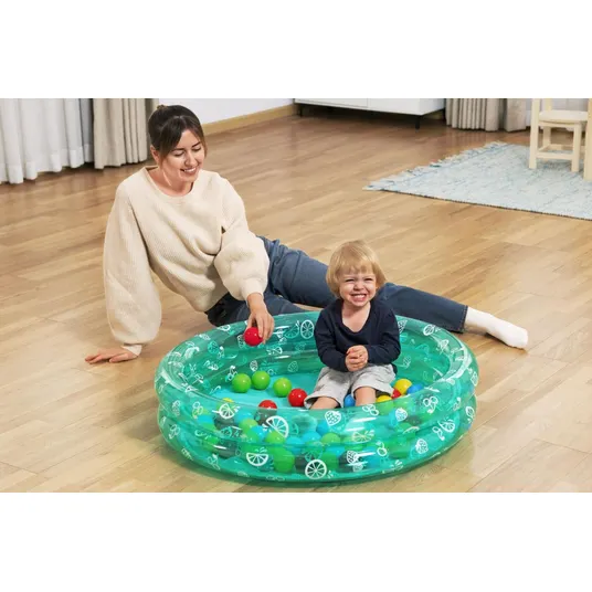 Lastebassein pallidega Bestway Green Pool, Ø91 cm, 50 tk.