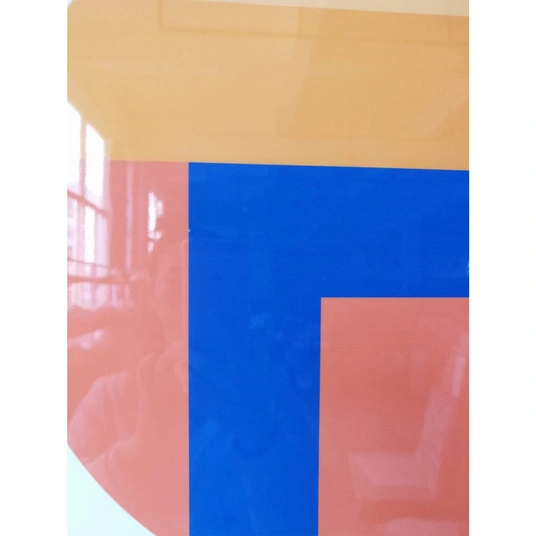 Wall art WALLY 80x120cm, abstract day, acrylic
